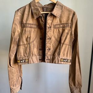 MARITHE FRANCOIS GIRBAUD CROP JACKET